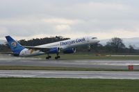 G-FCLA @ EGCC - Taken at Manchester Airport on a typical showery April day - by Steve Staunton