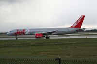 G-LSAA @ EGCC - Taken at Manchester Airport on a typical showery April day - by Steve Staunton
