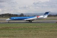 G-RJXA @ EGCC - Taken at Manchester Airport on a typical showery April day - by Steve Staunton