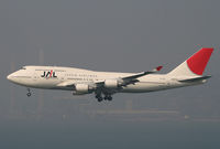 JA8075 @ VHHH - JAL 747 - by Kevin Murphy