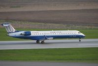 N770SK @ CID - Departing Runway 27, late evening