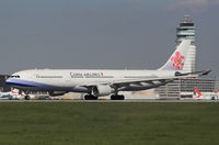 B-18307 @ LOWW -  China Airlines  - by Delta Kilo