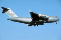 00-0182 @ EDDF - During 2003 the C-17's were still coming in at Frankfurt. This European transport hub has closed now.