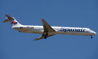 EC-HFT @ GCTS - Spanair MD82 on approach to Tenerife South