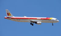 EC-JMR @ GCTS - Iberia A321 on the lunchtime arrival into Tenerife South from Madrid - by Terry Fletcher
