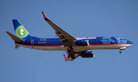PH-HSU @ GCTS - Sun Country B737 N808SY is on summer llease to Netherland's Transavia seen here approaching Tenerife South