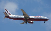 D-ABBZ @ GCTS - Air Berlin B737 on approach to Tenerife South