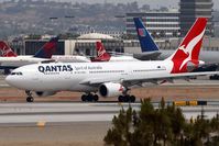 VH-EBI @ LAX - Qantas 25 (VH-EBI) Yarra Valley exitting RWY 25L after arrival from Auckland, NZ.