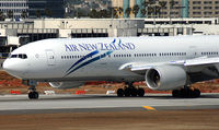 ZK-OKF @ KLAX - Taxiing after landing at LAX - by Duane Johnson