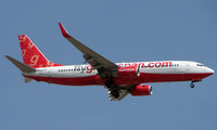 G-CEJP @ GCTS - Globespan B737 on finals to Teneife South Runway 08