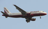 D-ABDP @ GCTS - Air Berlin A320 on Approach to Tenerife South