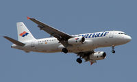 EC-IAZ @ GCTS - Spanair A320 on approach to Tenerife South