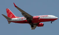 G-SEFC @ GCTS - Globespan B737 on finals to Teneife South Runway 08