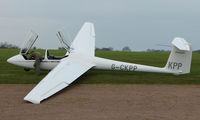 G-CKPP - Part of the Husband Bosworth Gliding Centre scene - by Terry Fletcher
