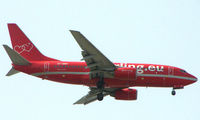 OY-MRP @ GCTS - Sterling B737 on approach to Tenerife South