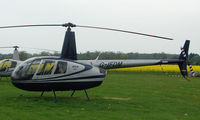 G-IFDM @ EGSF - Robinson R44 Raven at Peterborough Connington - by Terry Fletcher