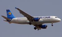 OO-TCH @ GCTS - Thos Cook (Belgium) A320 on finals to Tenerife South