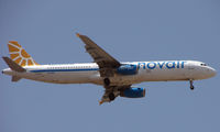 SE-RDP @ GCTS - Novair A321 on approach to Runway 08 at Tenerife South