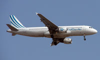 YL-LCC @ GCTS - Lat Charter's A320 on lease to Air Malta approaches Tenerife South