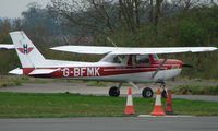 G-BFMK @ EGBG - Cessna Fa152 at Leicester Airport - by Terry Fletcher