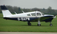 G-BAPW @ EGBK - Visitor to  the Sywell GA scene on Tiger Moth Fly-in Day in May 2008 - by Terry Fletcher