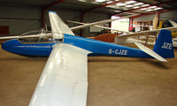 G-CJZE - A recent addition to the British Register at Needwood Forest Gliding Centre - by Terry Fletcher