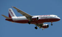 D-ABDG @ GCTS - Air Berlin A320 on Approach to Tenerife South