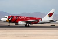 N837AW @ LAS - US Airways Arizona Cardinals N837AW (FLT USA51) from Fresno Yosemite Int'l Airport (KFAT) landing on RWY 25L. - by Dean Heald