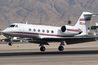 N621SC @ LAS - SCS Services 2002 Gulfstream G-IV N621SC from San Jose Int'l (KSJC) landing on RWY 25L. - by Dean Heald