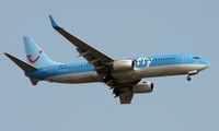 OO-VAS @ GCTS - TUI Belgium B737 on approach to Tenerife South
