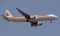 EC-JNI @ GCTS - Iberia A321 on the lunchtime arrival into Tenerife South from Madrid - by Terry Fletcher