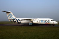 G-JEBE @ EGTE - Flybe BAe 146-300