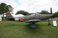 N91448 @ LAL - P-63C - by Daniel Compton