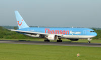 G-OBYI @ EGCC - Some of the typical traffic that can be seen at Manchester (Ringway)  International - by Terry Fletcher