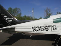 N3597G @ KANE - Parked on the ramp at Cirrus Flight Operations. - by Mitch Sando