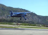 N67436 @ SZP - 1943 Howard DGA-15P, Pratt & Whitney R-985 Wasp Jr. 450 Hp, takeoff climb Rwy 22 to SBP for lunch - by Doug Robertson
