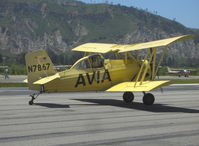 N7867 @ SZP - Grumman-Schweizer G-164A AG-CAT, Pratt & Whitney R-1340 600 Hp, Restricted class, taxi - by Doug Robertson