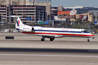 N835AE @ KLAS - American Eagle / 2002 Embraer ERJ-140LR