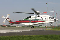 A7-MBN @ EBOS - New Sikorsky S-92 Helibus, ready for departure to the UK - by blauwtje