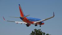 N467WN @ BUR - Arriving at Burbank's Bob Hope Airport - by Doug Pearson