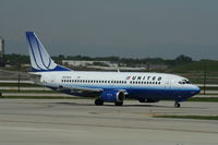 N338UA @ KORD - Boeing 737-300