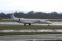 G-EMBV @ EGCC - Taken at Manchester Airport on a typical showery April day - by Steve Staunton