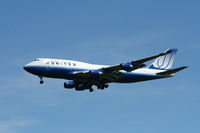 N182UA @ KIAD - Boeing 747-400