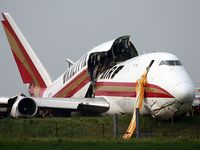 N704CK @ EBBR - crashed at Brussels 25th may 2008 after an aborted take/off - by Jeroen Stroes