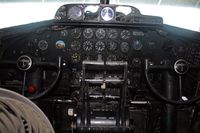 N3701G @ FTW - Vintage Flying Museum, mostly stock instrument panel - by Timothy Aanerud