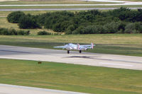 N1042B @ FTW - B-25 Pacific Prowler departing runway 16 - Meacham Field - by Zane Adams