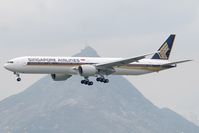 9V-SWQ @ VHHH - Singapore Airlines 777-300