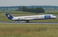 9A-CDD @ LOWW - DUBROVNIK Airlines MD82 - by Delta Kilo