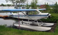 N9095D @ LHD - Pa18 on floats at Lake Hood - by Terry Fletcher