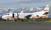 N110XJ @ ANC - Saab340 on Penair Ramp at the end of the day - by Terry Fletcher